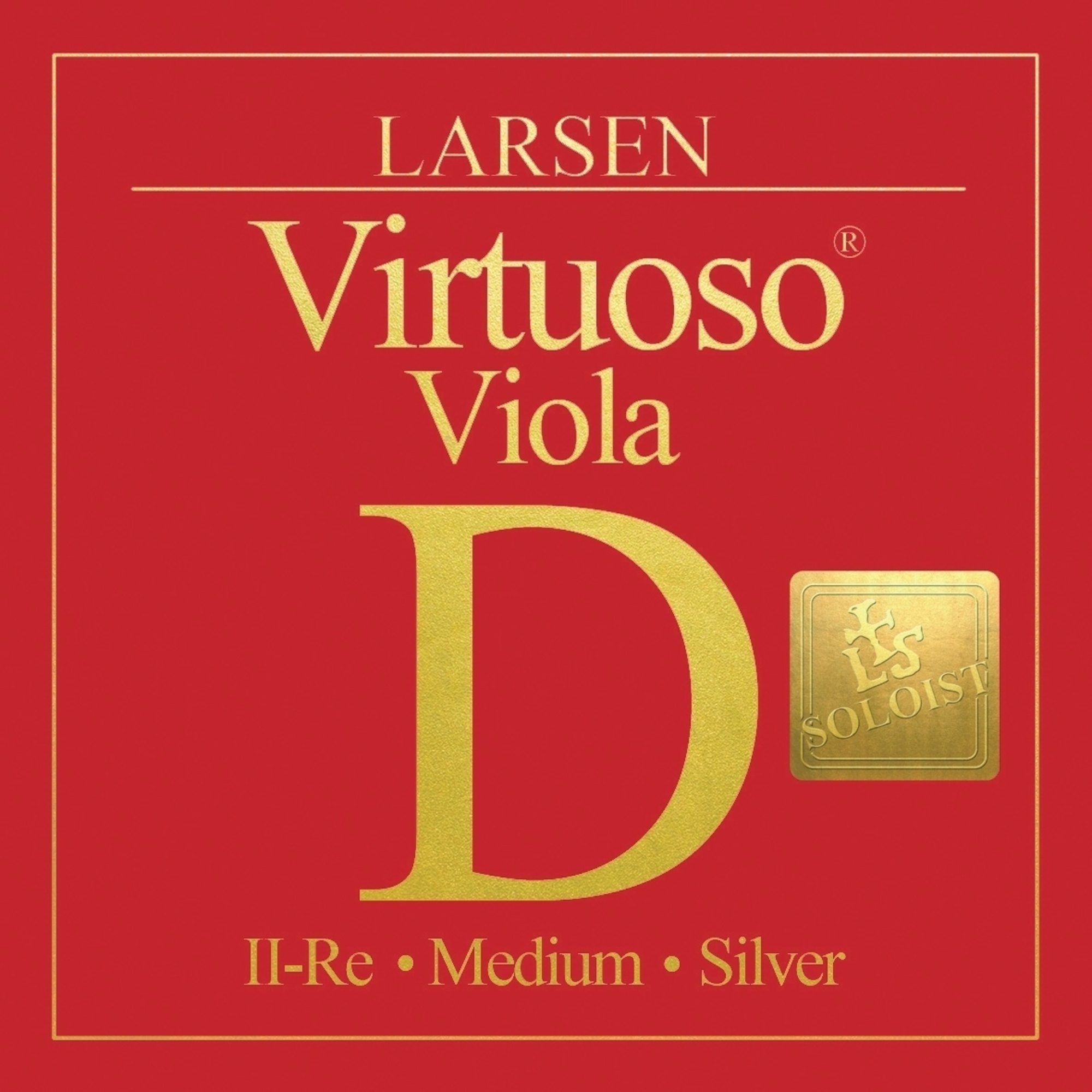 Vorderes Coverbild Larsen Virtuos Soloist Viola D, Multifilamentkern/Silber
