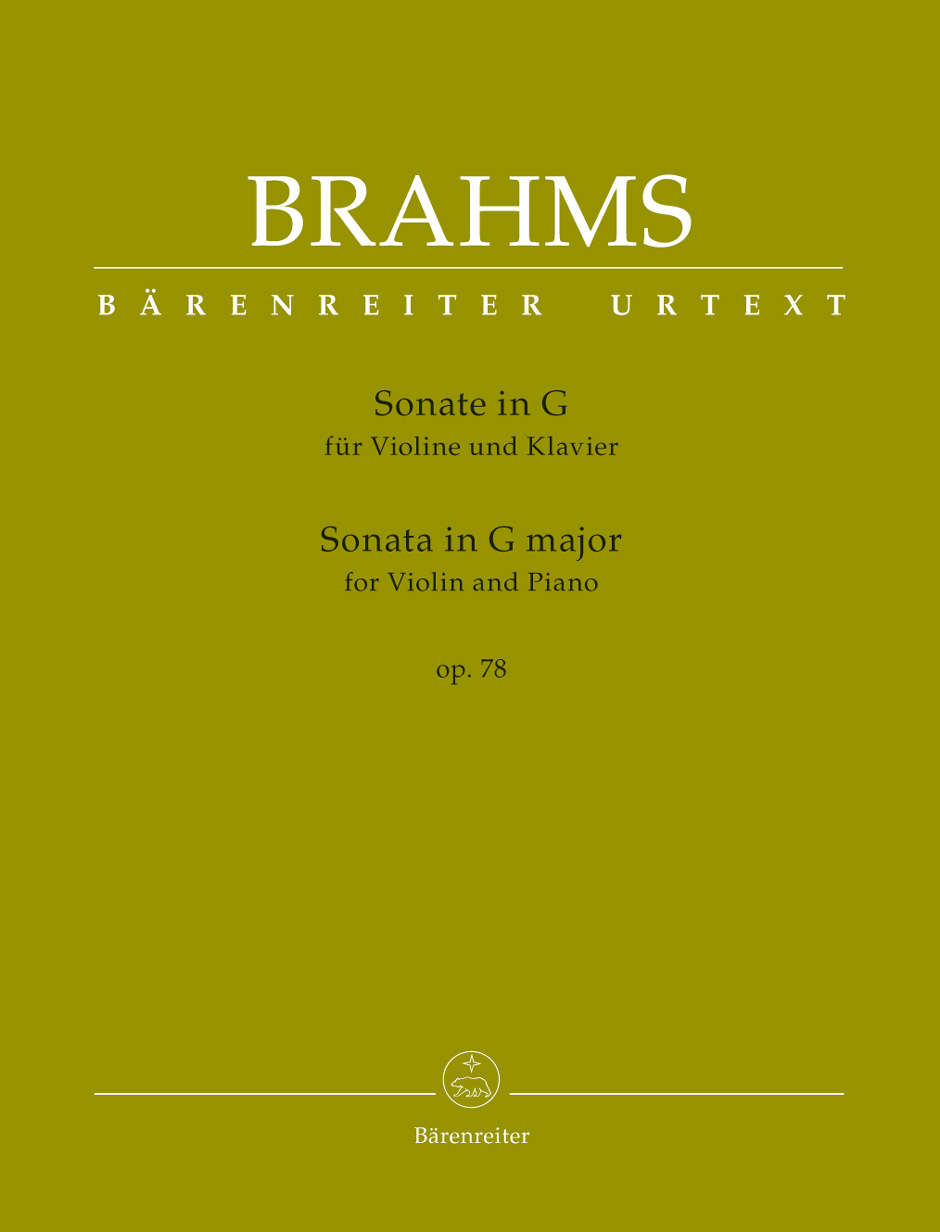 Vorderes Coverbild Sonate für Violine und Klavier G-Dur op. 78