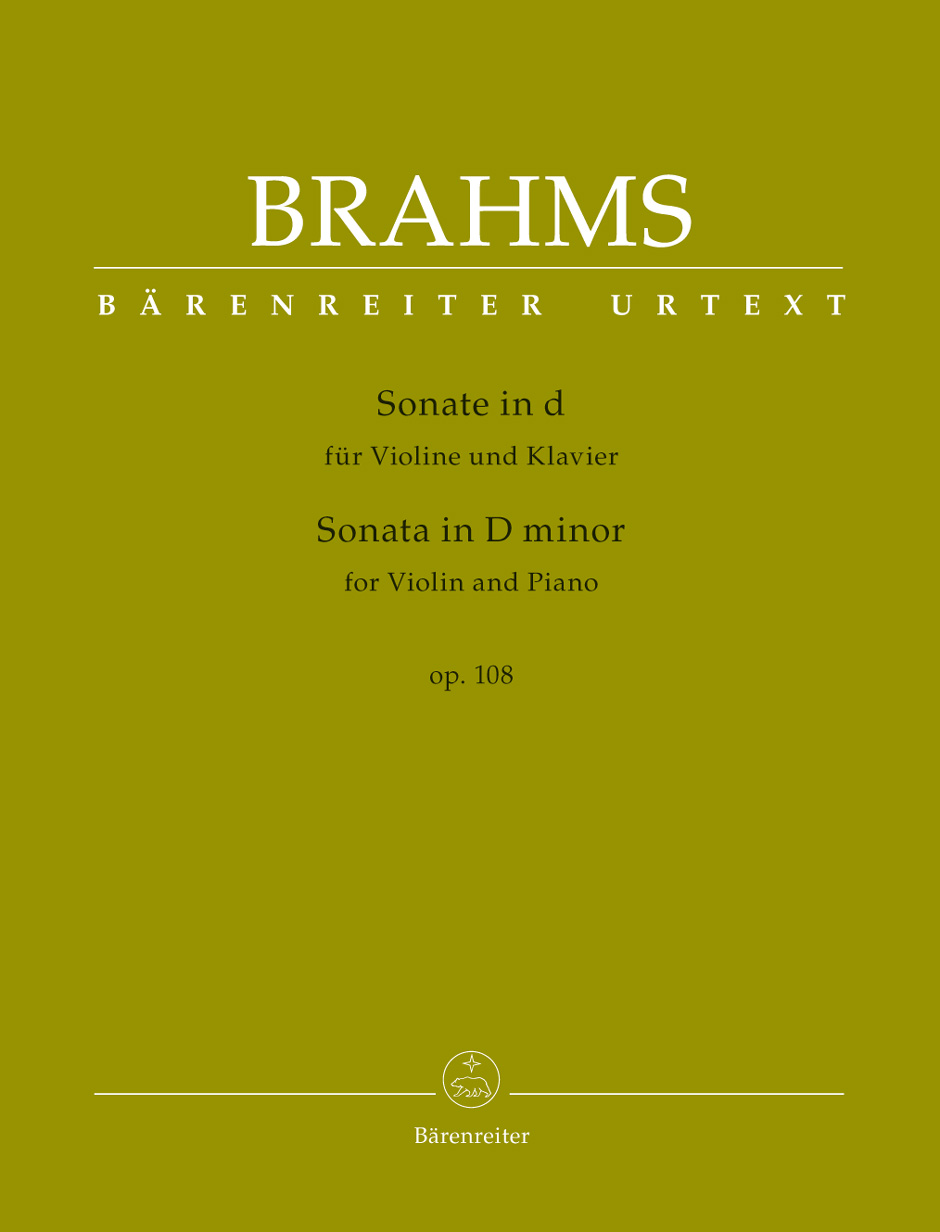 Vorderes Coverbild Sonate für Violine und Klavier d-Moll op. 108