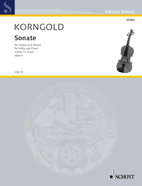 Vorderes Coverbild Sonate G-Dur op. 6