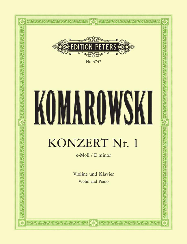 Anderes Coverbild Konzert Nr. 1 e-Moll