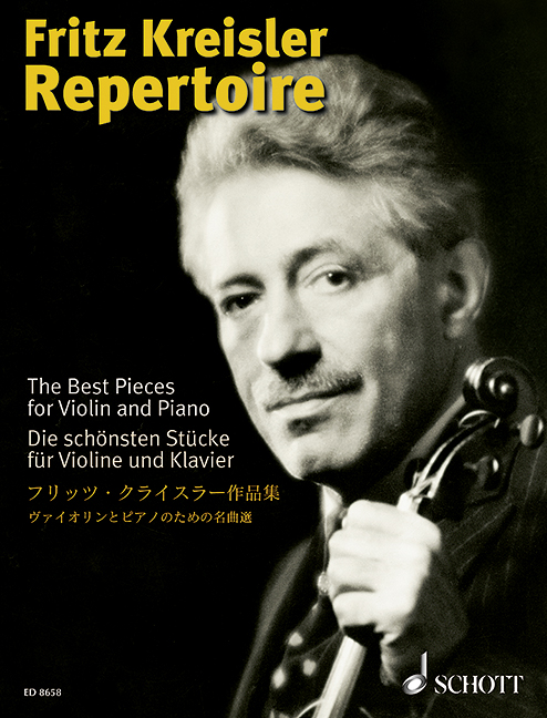 Vorderes Coverbild Fritz Kreisler Repertoire Band 1