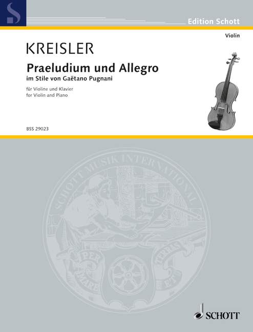 Vorderes Coverbild Praeludium und Allegro