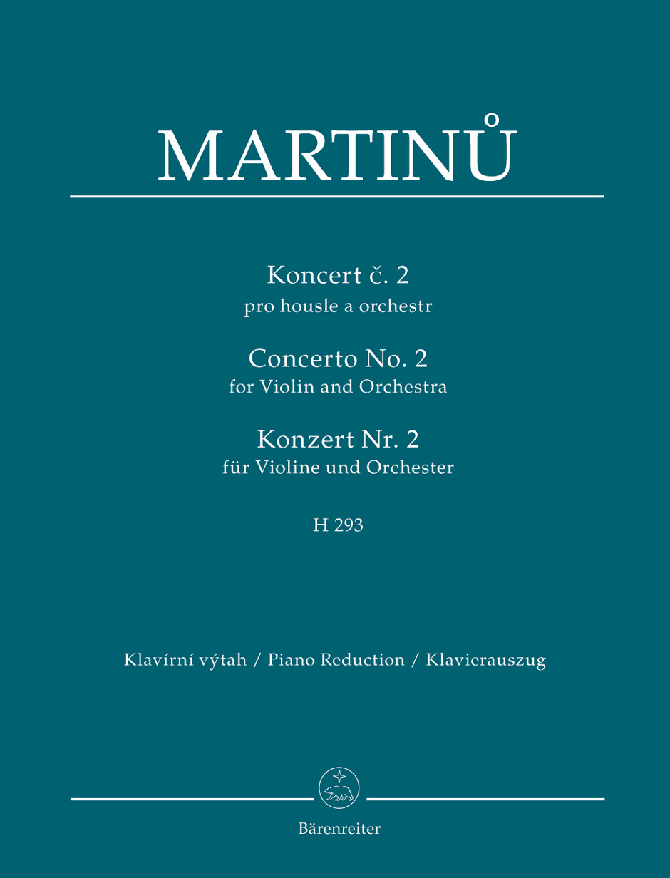 Anderes Coverbild Konzert für Violine und Orchester Nr. 2 H 293