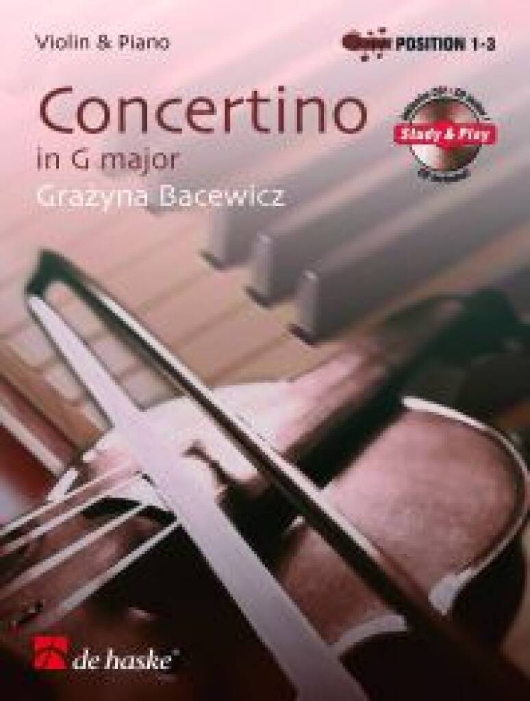 Vorderes Coverbild Concertino in G-Dur für Violine und klavier