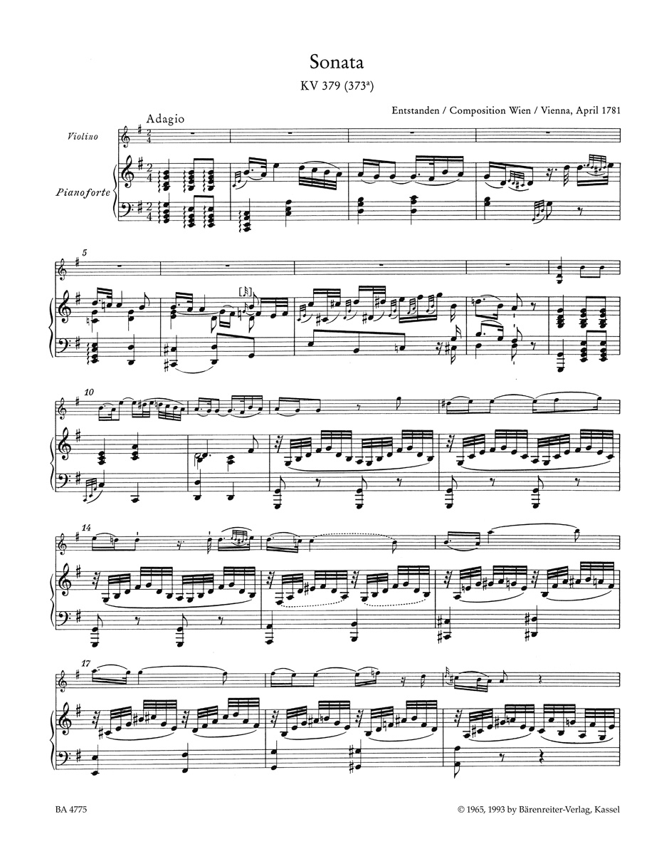 Anderes Coverbild Sonaten für Klavier und Violine