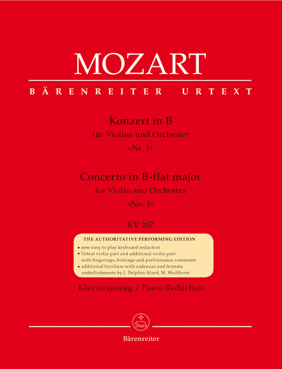 Anderes Coverbild Konzert für Violine und Orchester Nr. 1 B-Dur KV 207