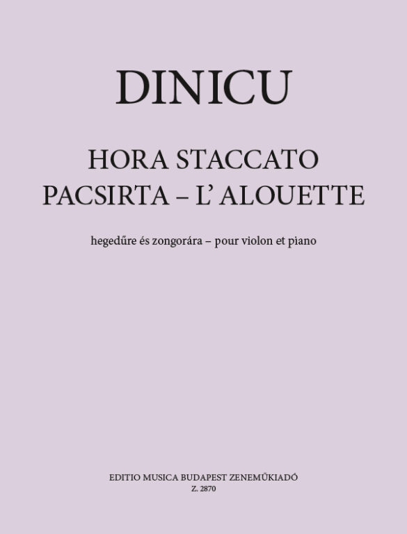 Vorderes Coverbild Hora staccato - Die Lerche