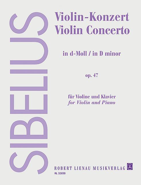 Vorderes Coverbild Violin-Konzert d-Moll op. 47