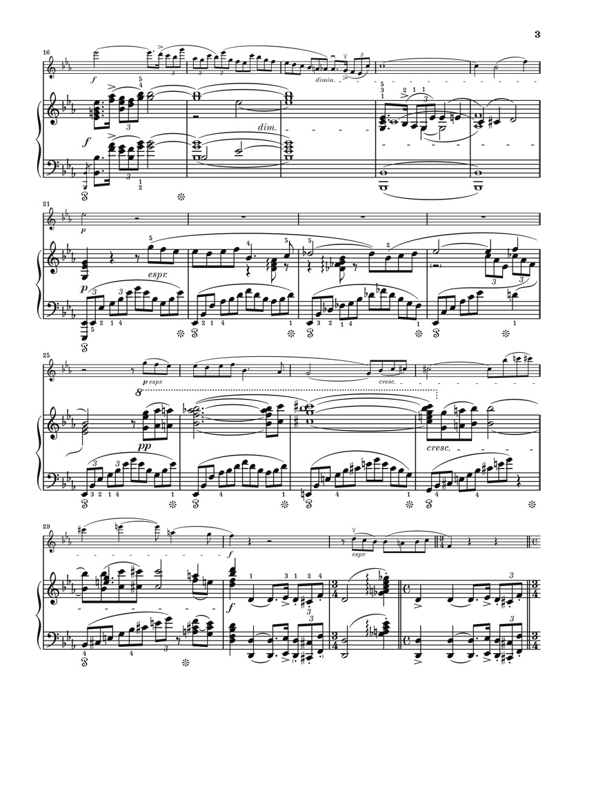 Anderes Coverbild Sonate Es-dur op. 18 für Violine und Klavier