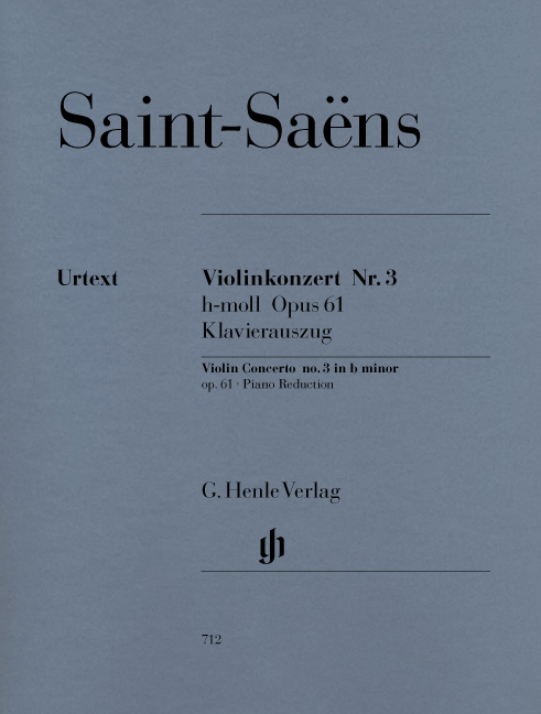 Vorderes Coverbild Violinkonzert Nr. 3 h-moll op. 61