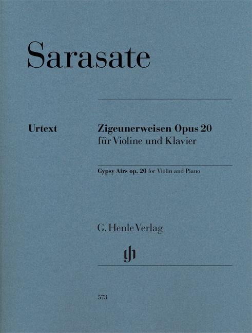 Vorderes Coverbild Zigeunerweisen für Violine und Klavier op. 20