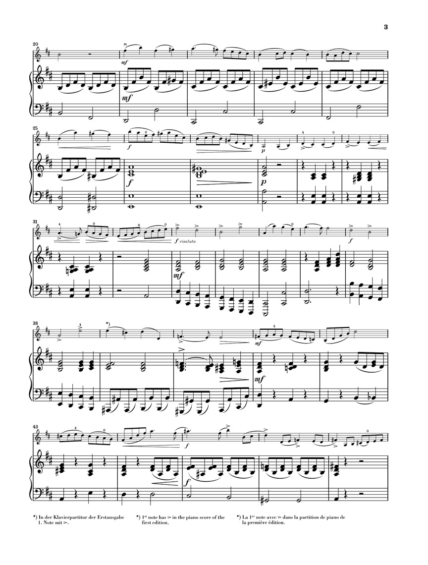 Anderes Coverbild Konzert h-moll op. 35 für Violine und Klavier