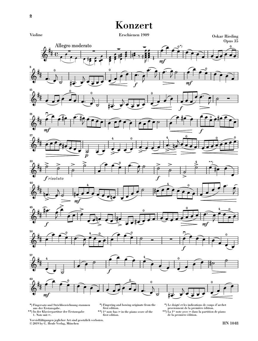 Anderes Coverbild Konzert h-moll op. 35 für Violine und Klavier