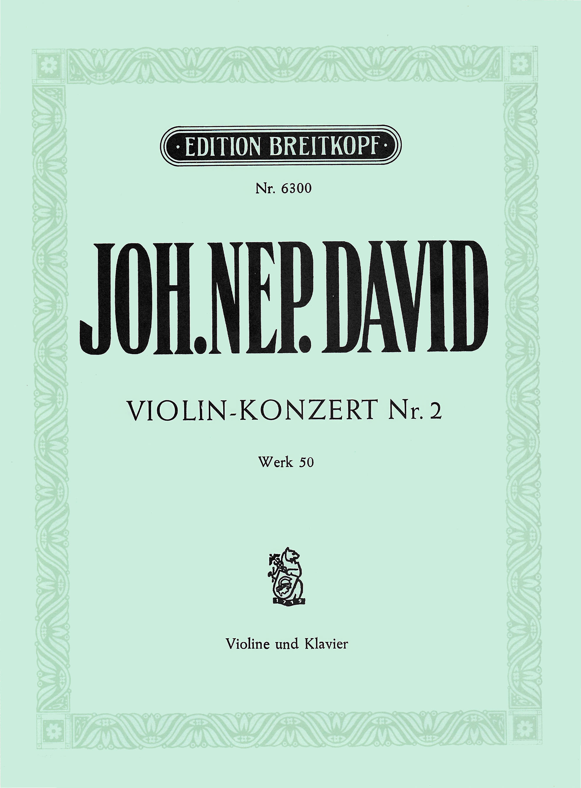 Anderes Coverbild Violinkonzert Nr. 2 Werk 50