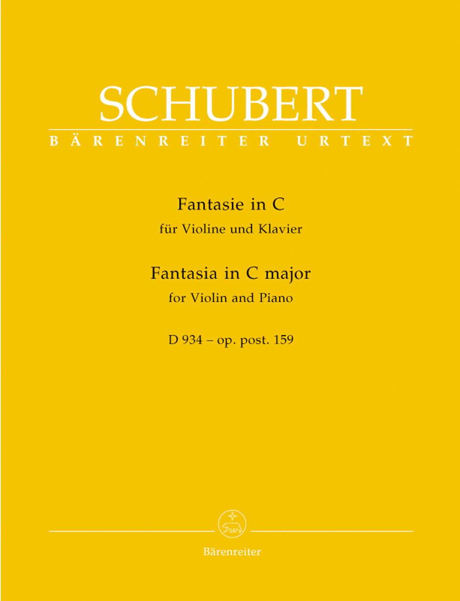 Vorderes Coverbild Fantasie für Violine und Klavier C-Dur op. post. 159 D 934