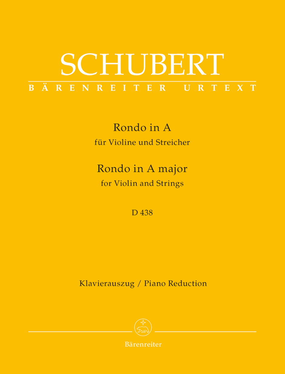 Anderes Coverbild Rondo für Violine und Streicher A-Dur D 438