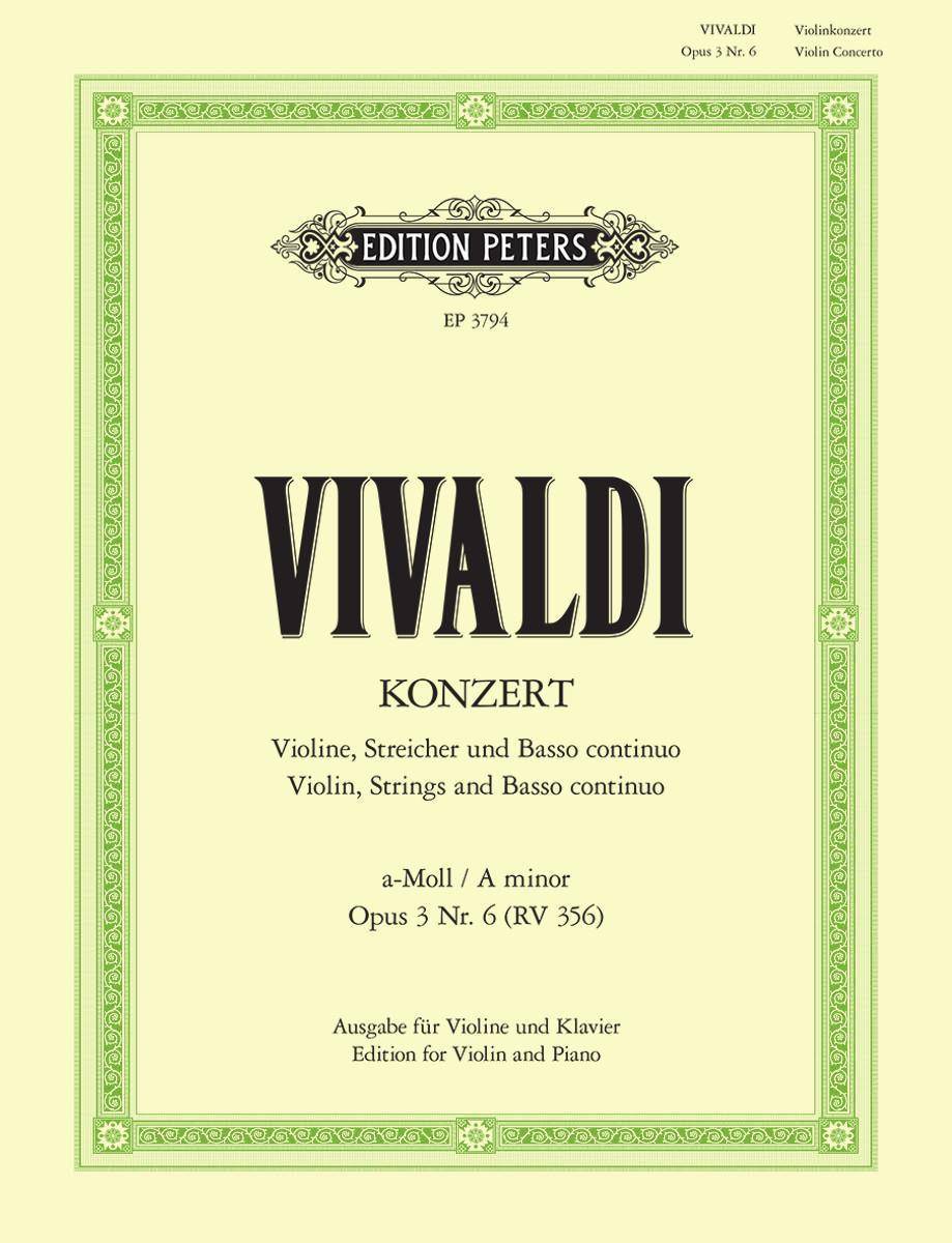 Anderes Coverbild Violinkonzert a-Moll op. 3 Nr. 6 RV 356