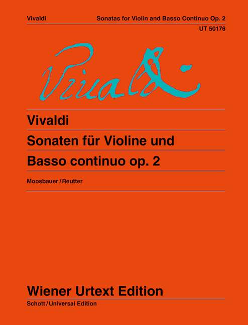 Vorderes Coverbild Sonaten für Violine und Basso continuo op. 2