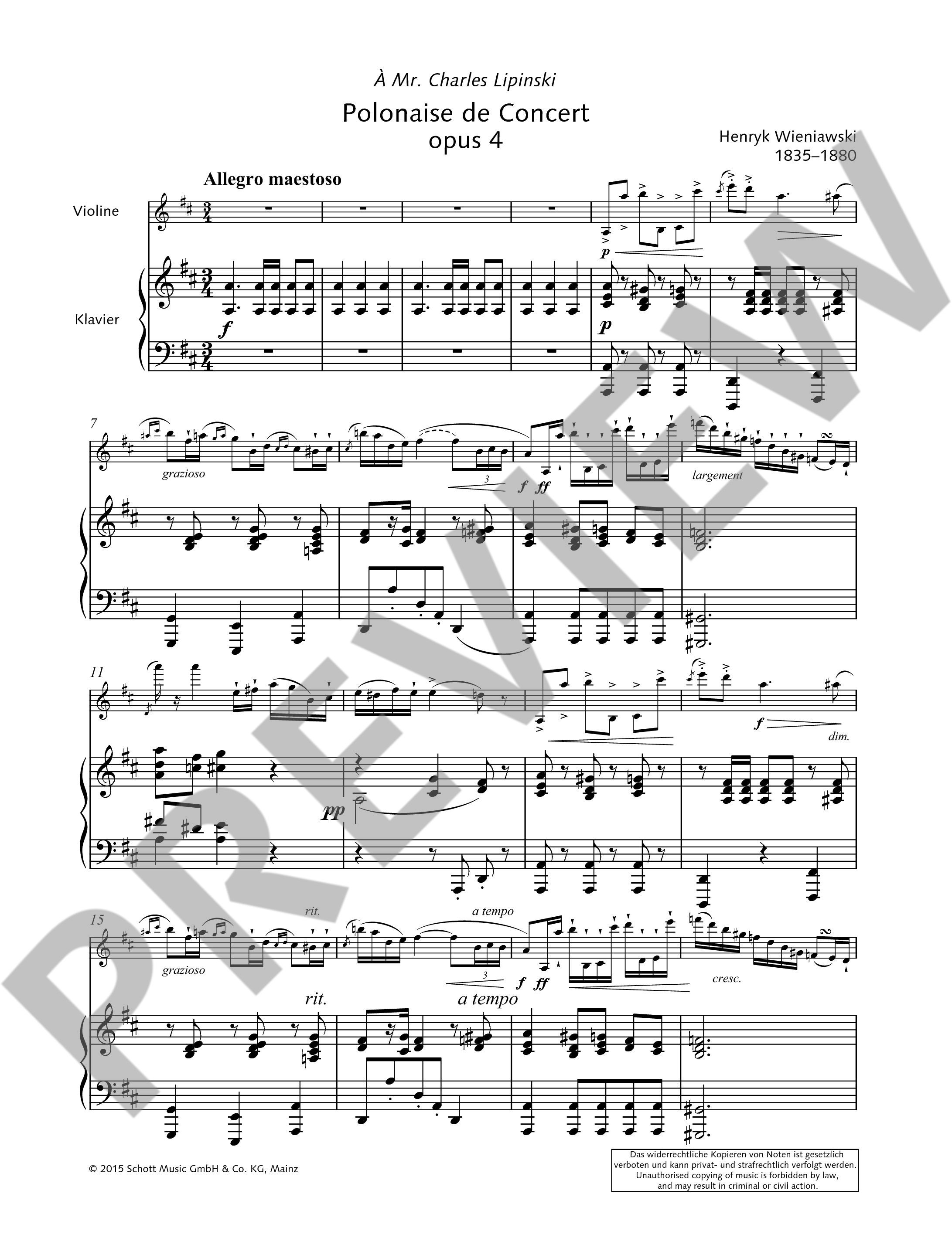 Anderes Coverbild Henryk Wieniawski Repertoire