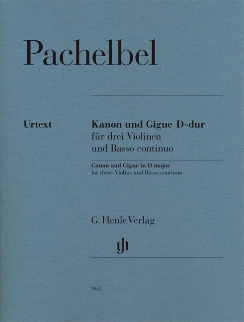 Vorderes Coverbild Kanon und Gigue D-dur