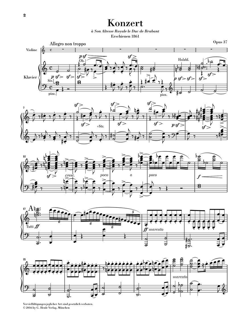 Anderes Coverbild Violinkonzert Nr. 5 a-moll op. 37