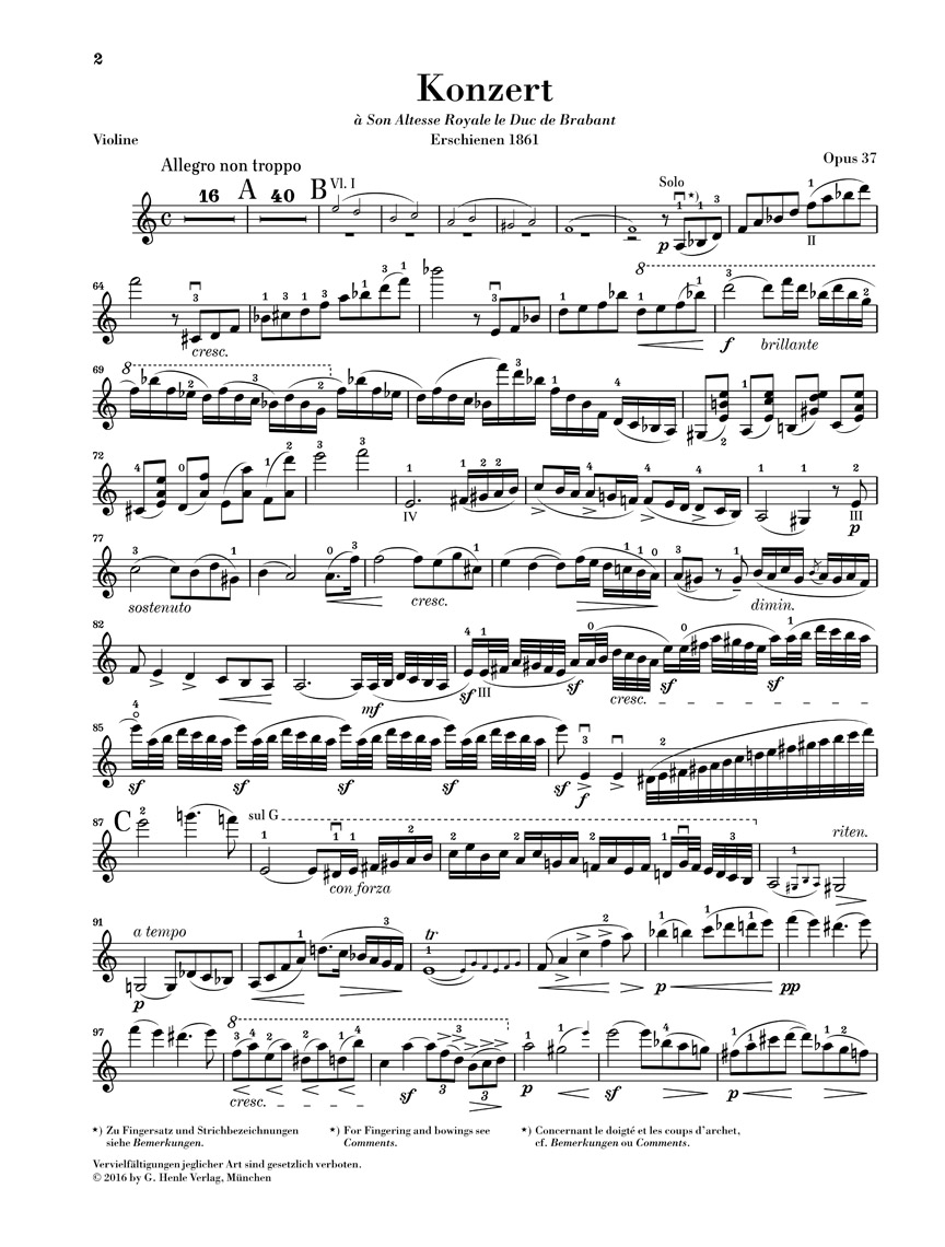 Anderes Coverbild Violinkonzert Nr. 5 a-moll op. 37