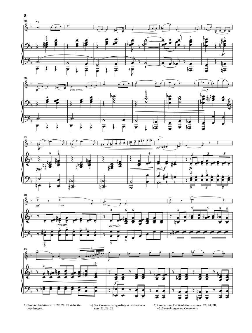 Anderes Coverbild Souvenir d'un lieu cher op. 42 für Violine und Klavier