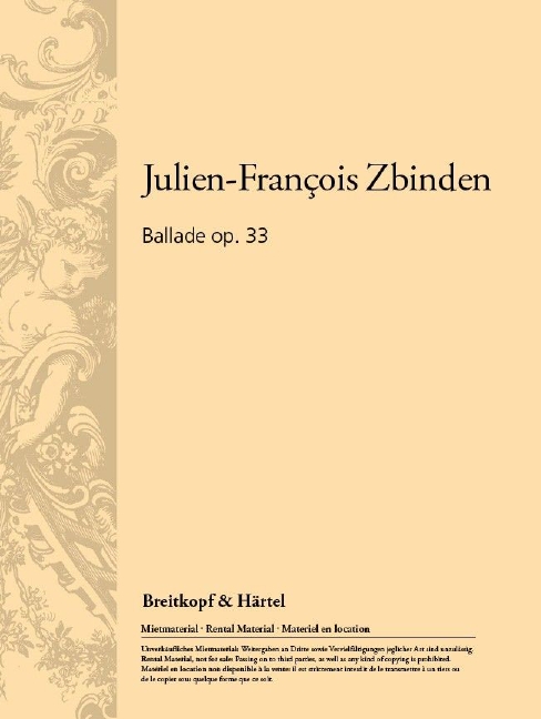 Anderes Coverbild Ballade op. 33 (1961)