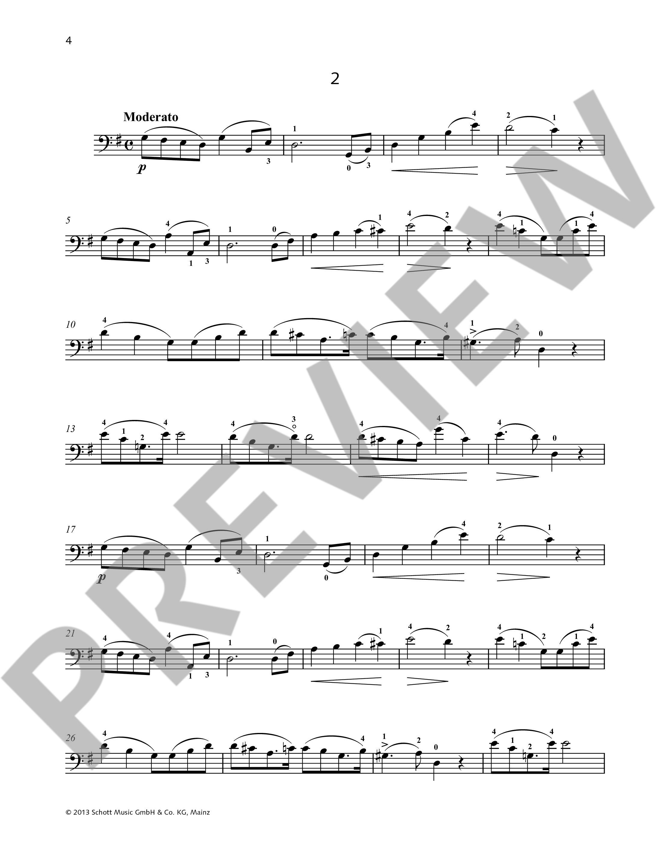 Anderes Coverbild 12 melodische Etüden op. 113