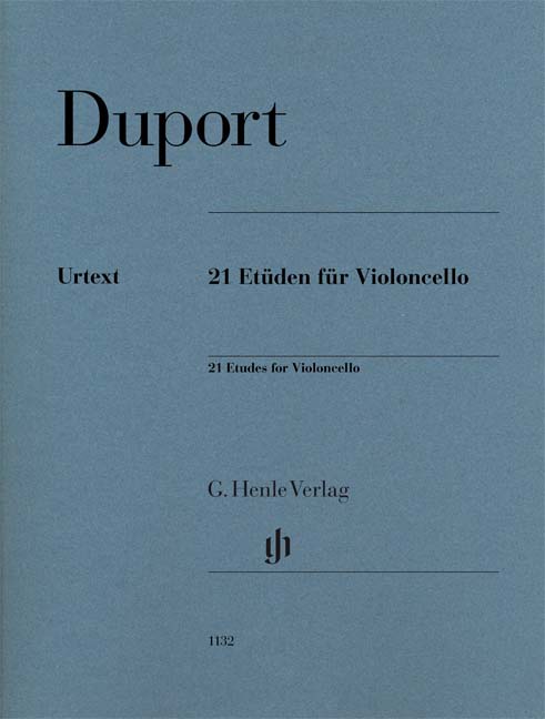Vorderes Coverbild 21 Etüden für Violoncello