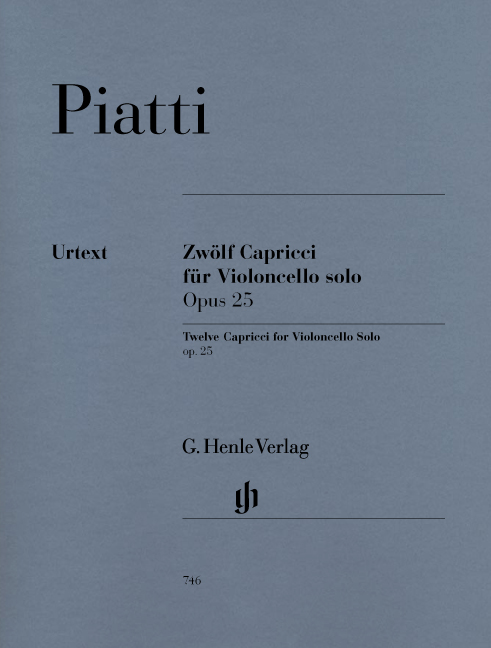 Vorderes Coverbild Zwölf Capricci für Violoncello solo op. 25