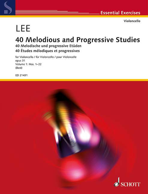 Vorderes Coverbild 40 Melodische und progressive Etüden op. 31