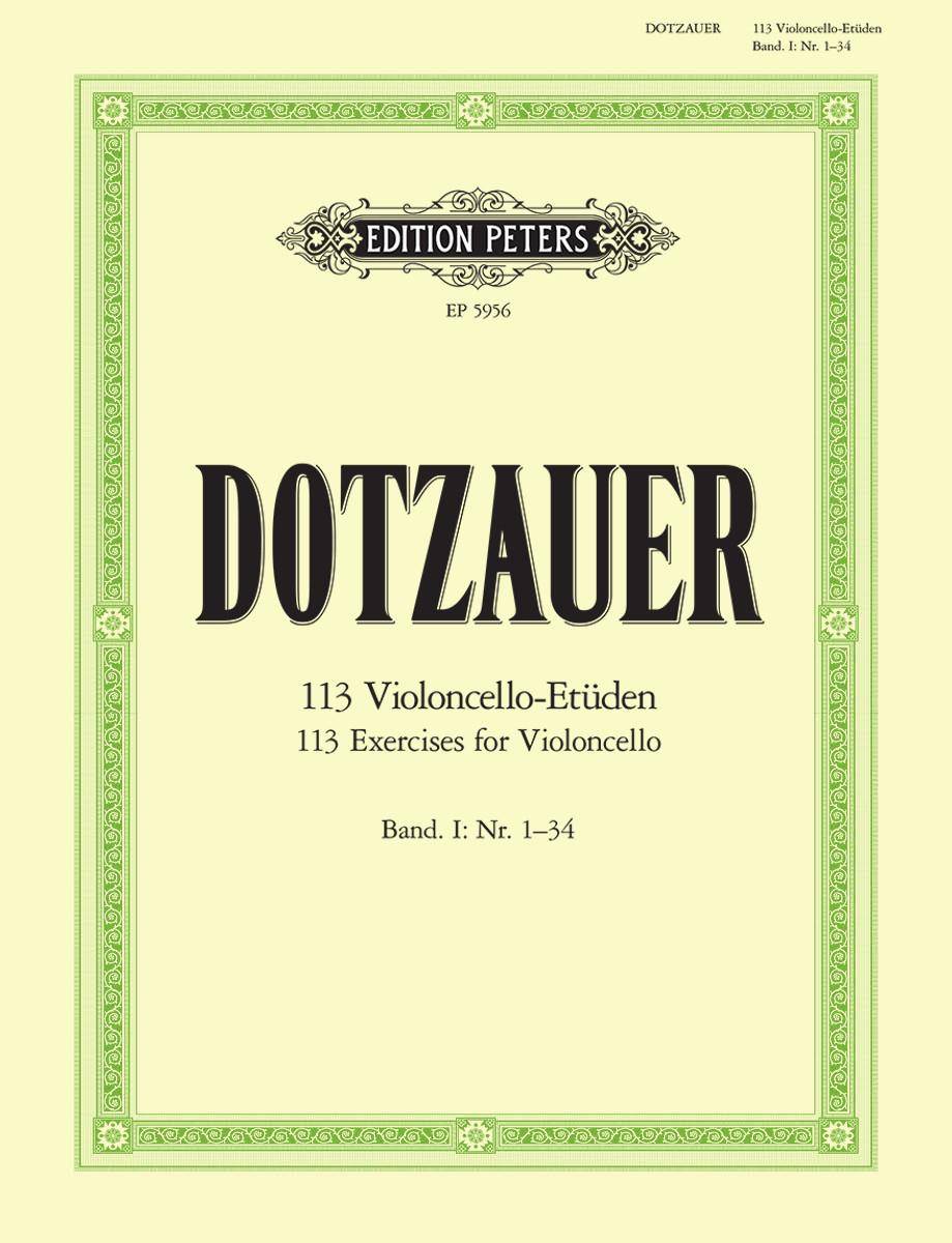 Vorderes Coverbild 113 Violoncello-Etüden - Heft 1