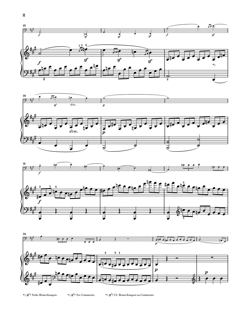 Anderes Coverbild Sonate A-dur op. 69 für Klavier und Violoncello