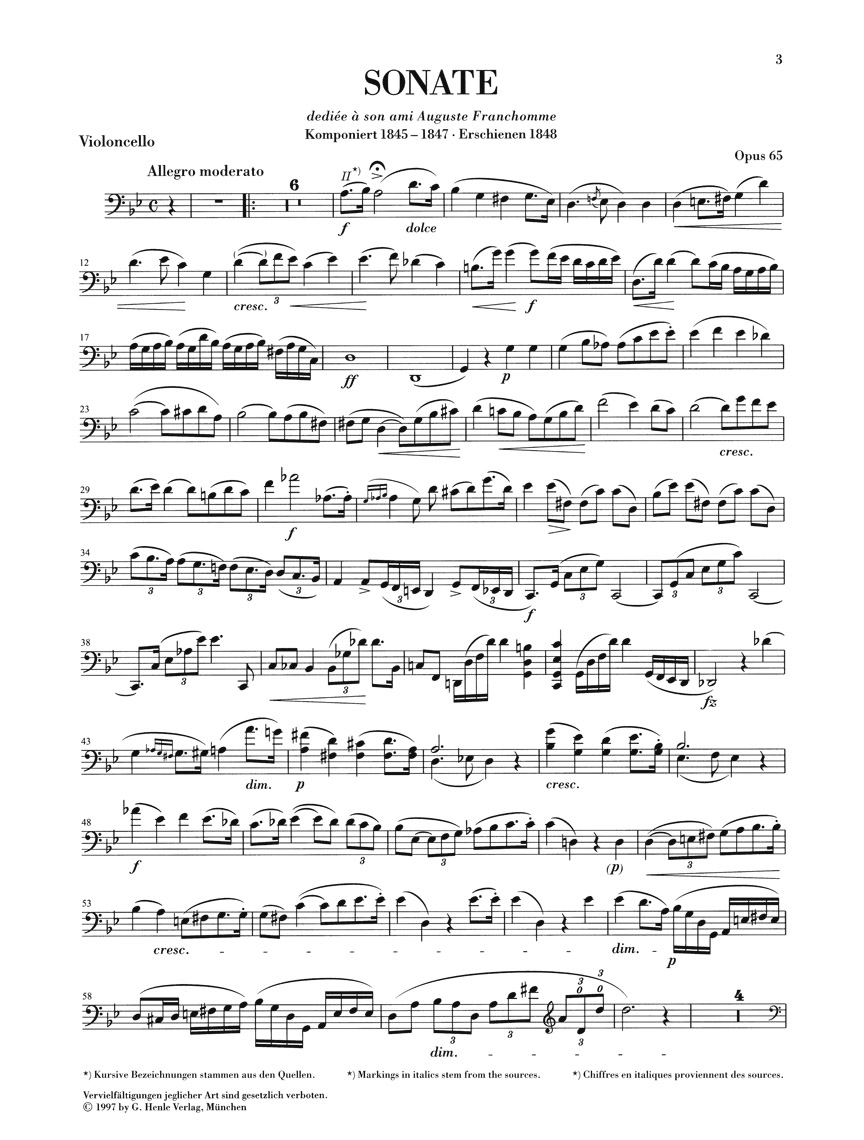 Anderes Coverbild Sonate für Klavier und Violoncello g-moll op. 65