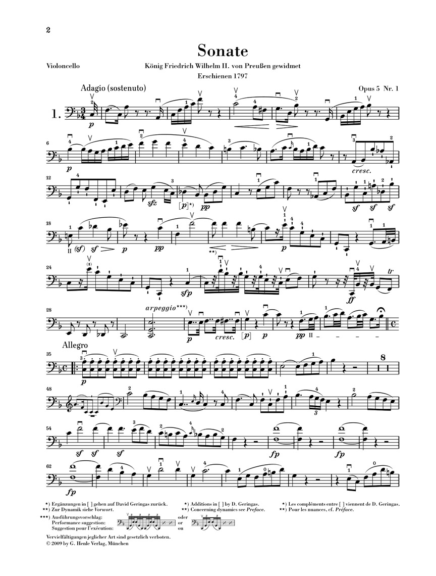 Anderes Coverbild Sonaten für Klavier und Violoncello