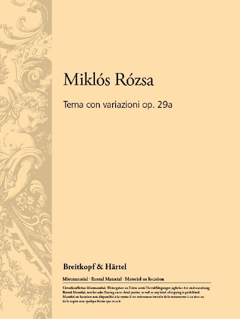 Anderes Coverbild Tema con variationi op. 29a