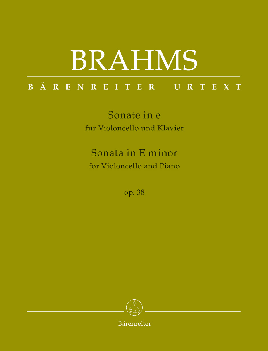 Vorderes Coverbild Sonate für Violoncello und Klavier e-Moll op. 38
