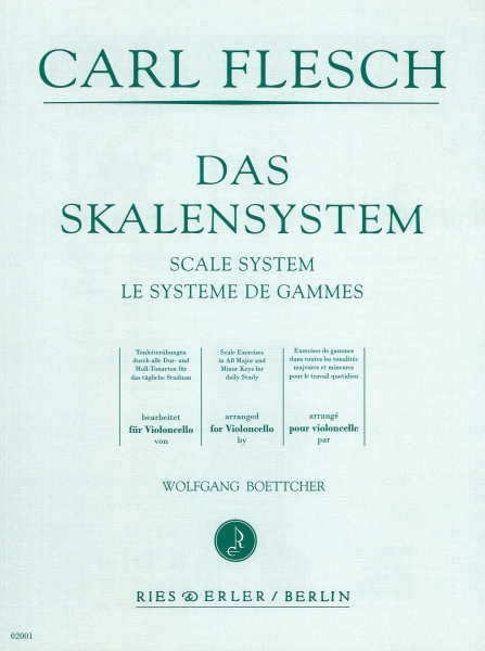 Vorderes Coverbild Das Skalensystem für Violoncello