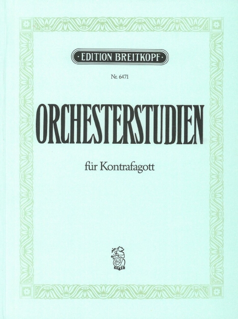 Anderes Coverbild Orchesterstudien für K-Fag
