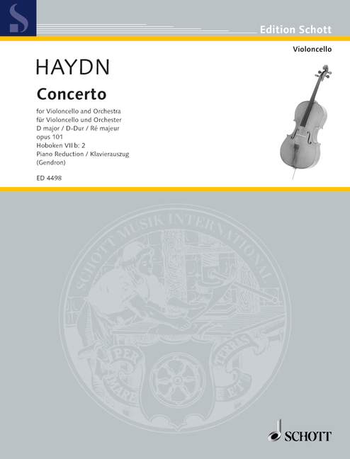 Vorderes Coverbild Concerto D-Dur op. 101 Hob. VIIb:2 (1783)