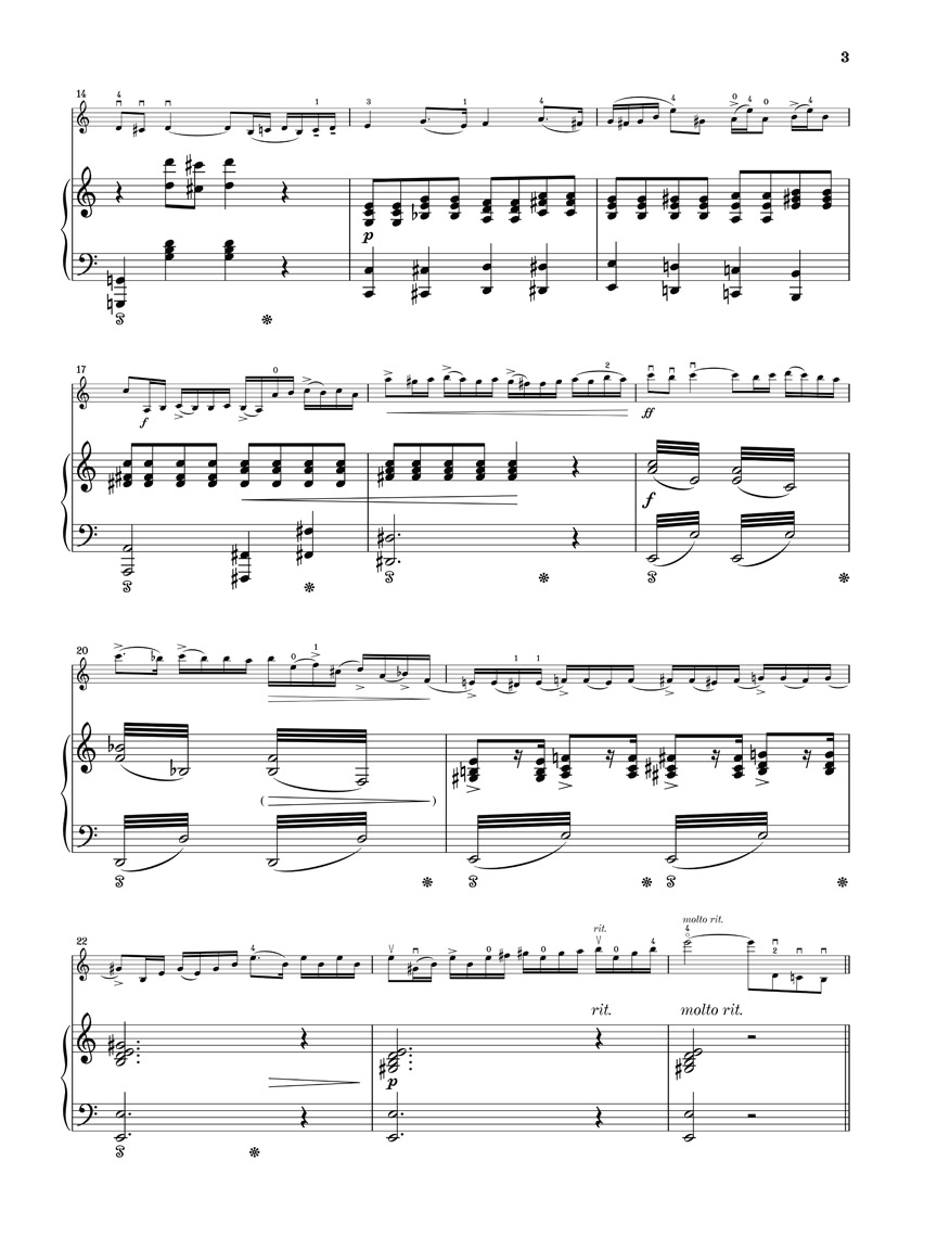 Anderes Coverbild Concertino a-moll op. 21 in ungarischer Weise für Violine und Klavier