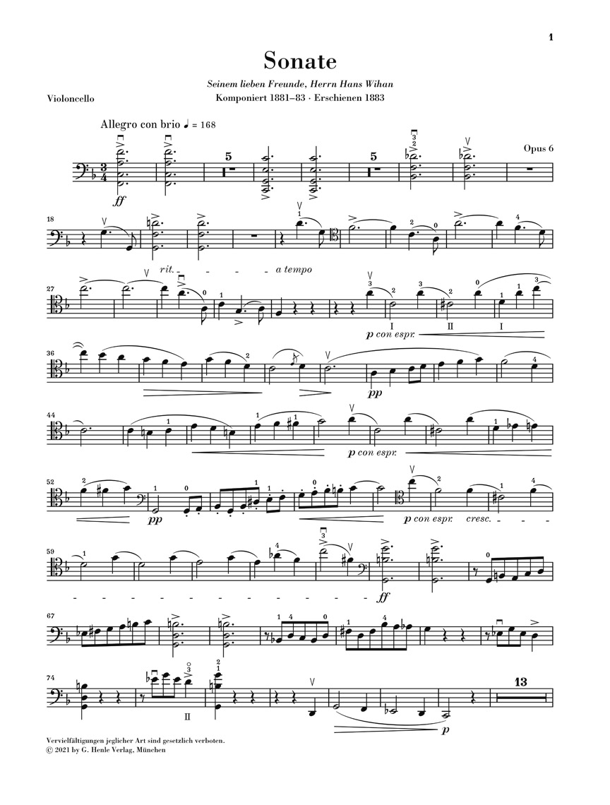 Anderes Coverbild Sonate F-dur op. 6