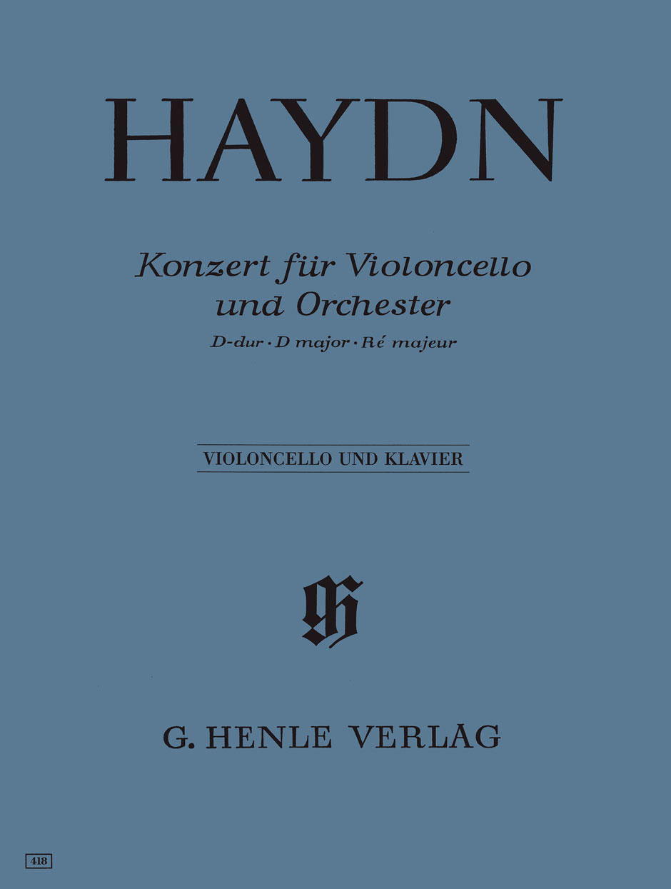 Anderes Coverbild Konzert für Violoncello und Orchester D-Dur Hob. VIIb:2