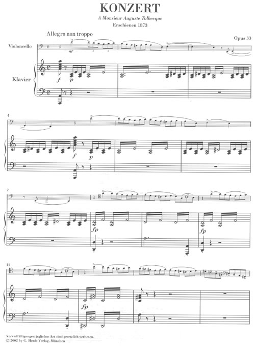 Anderes Coverbild Violoncellokonzert Nr. 1 a-moll op. 33