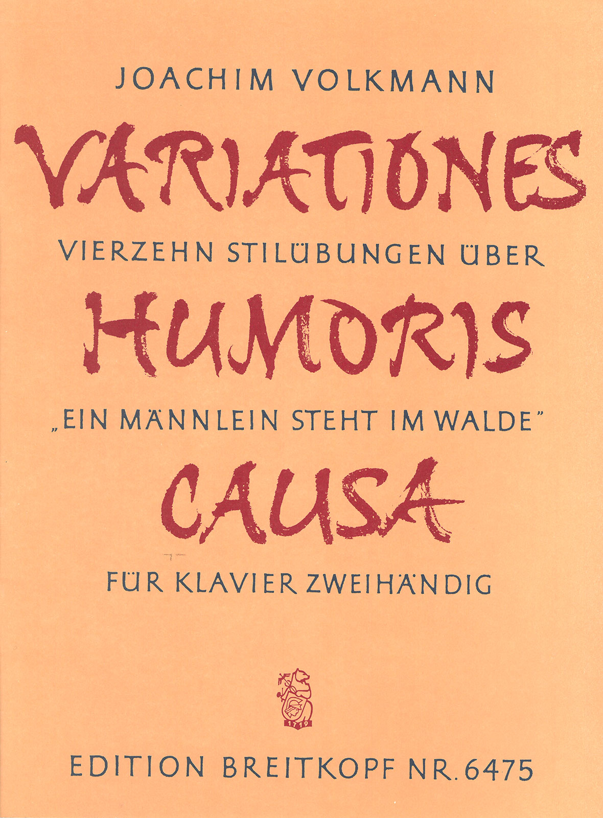 Anderes Coverbild Variationes humoris causa