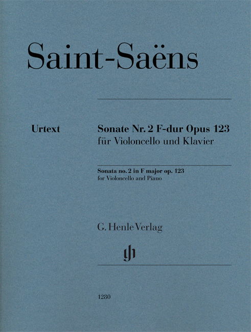 Vorderes Coverbild Sonate Nr. 2 F-dur op. 123 für Violoncello und Klavier