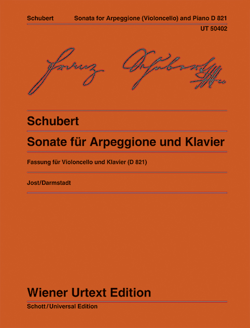 Vorderes Coverbild Sonate D 821
