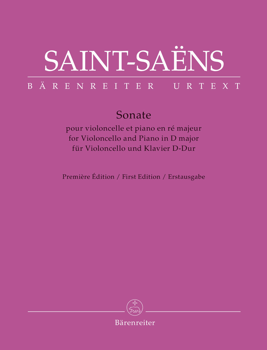 Vorderes Coverbild Sonate für Violoncello und Klavier D-Dur
